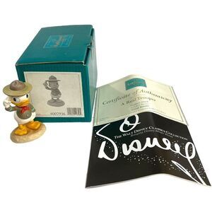 WDCC Walt Disney Classics A Real Trooper Nephew Duck 3.5” Tall w/COA Box